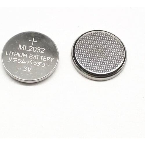 3pcs ML2032 rechargeable button battery 3V computer motherboard battery can replace CR2032 bare battery