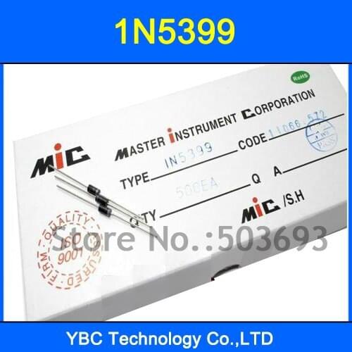 500pcs/lot IN5399 1N5399 Rectifier Diode