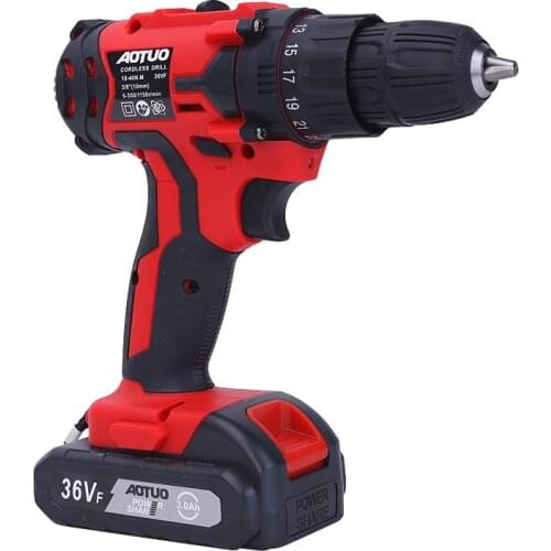 36V 18V 12V Cordless Electric Drill Wireless Mini Electric Screwdriver Power Driver DC Lithium-Ion Battery Electric Drills Tools