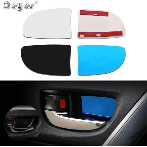 Ceyes Car Styling Auto Accessories Car Door Bowl Handle Cover Trim Interior Stickers Case For Toyota Corolla 2016 2017 2018 4pcs