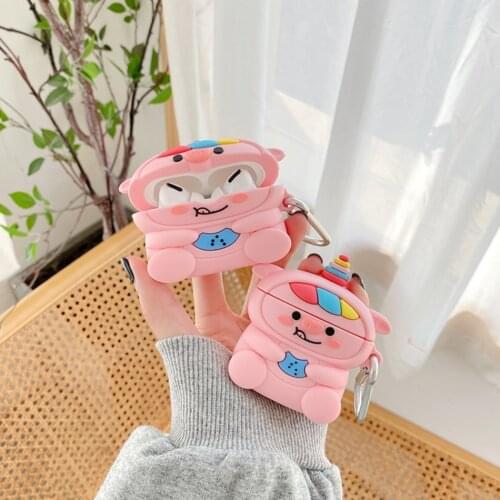 Earphone Case for Airpods Pro 2 3 Case Cute Dog Silicone Japanese Cartoon Cover for Apple Air Pods Pro 2 3 Earbuds Earpods Cases