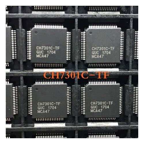 5-10PCS New CH7301C-T CH7301C-TF QFP-64 video conversion interface chip