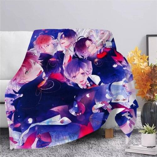 CLOOCL Anime Diabolik Lovers Flannel Blanket 3D Adult Throw Blanket for Bed Cover Sofa Travel Office Adult Quilt Drop Shipping