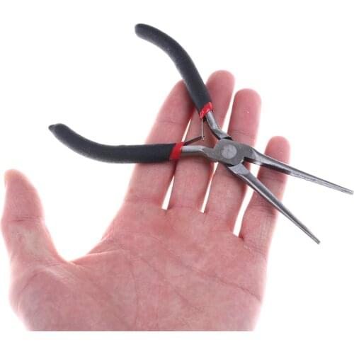 HOT Sale 1Pc Puzzle Modeling Work Precision Tool Electrician Repair Metal Long Needle Nose Plier Side Cutter Tools