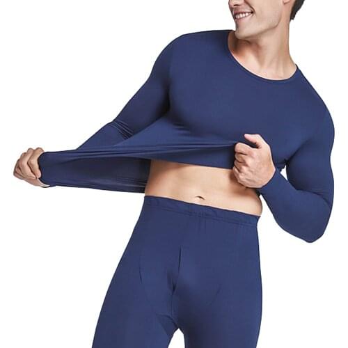 Plus size lightweight thermal set of both a thermal top and thermal bottom made of a poly-spandex material fabric