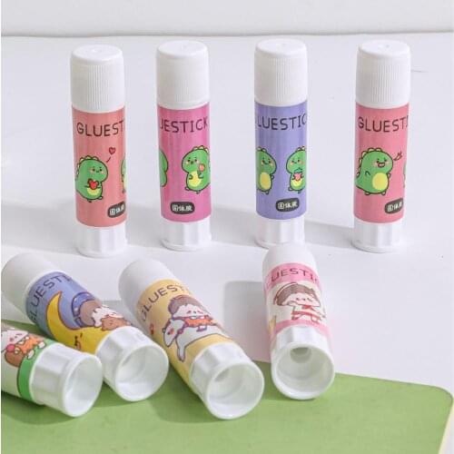 Cute Cartoon Solid Glue Stick Strong Adhesives Glues for Student Stationery DIY Craft High Viscosity School Supplies