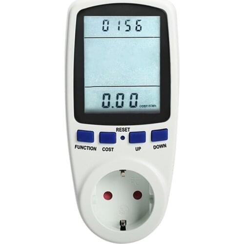 New 150V-240V 16A German Type Plug Energy Meter Power Meter Monitoring Plug Free shipping with Track Number 12000121