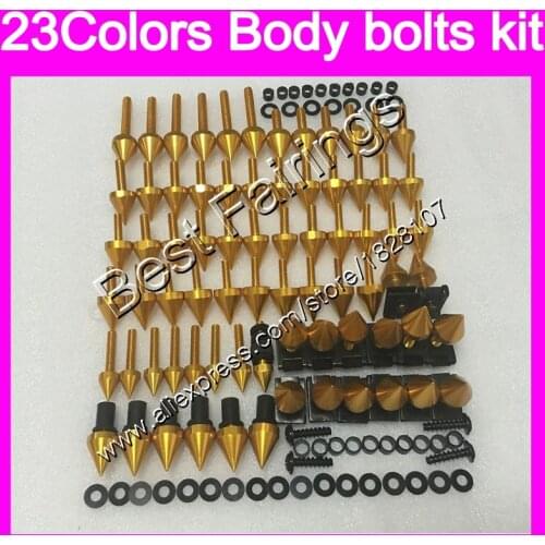 Fairing bolts full screw kit For SUZUKI GSXR600 GSXR750 04 05 GSXR 600 750 K4 GSX R600 R750 2004 2005 Complete Body screws Nuts