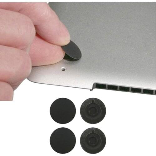 Besegad 4pcs Non-Slip Bottom Rubber Cooling Mat Pad Feet Cooler Pads for Apple MacBook Pro Laptop A1278 A1286 A1297 13 15 17inch