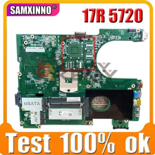 Original Laptop motherboard For DELL Inspiron 17R 5720 N7720 SLJ8C Mainboard CN-0F9C71 0F9C71 DA0R09MB6H1