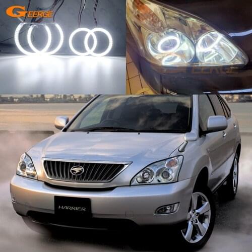 Excellent quality Ultra bright smd led Angel Eyes halo rings Day Light Car styling For Toyota Harrier 2003-2012