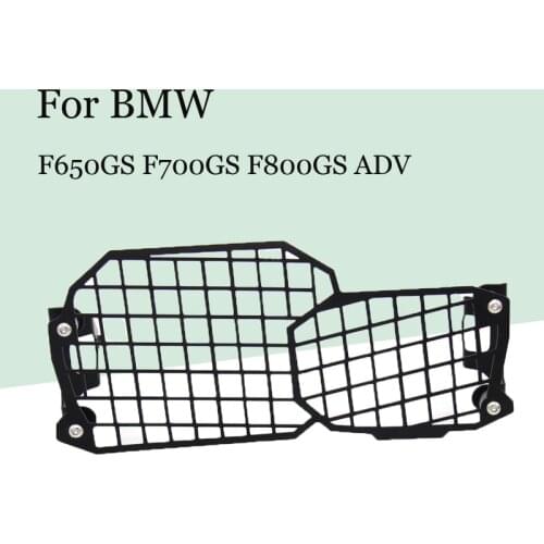 Front Headlight Guard Cover metal net/Clear Lens Head Light Lamp Protecto For BMW F650GS F700GS F800GS ADV 2008-2017 Accessories