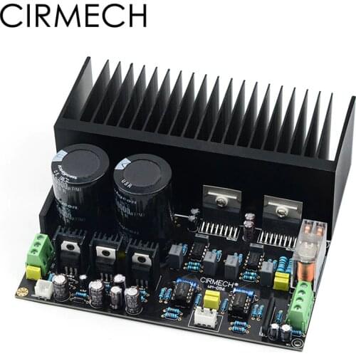 CIRMECH TDA7293 Stereo high power amplifier board OP07 DC servo 5534 independent operational amplifier Shen Jin PCB KIT 100W*2