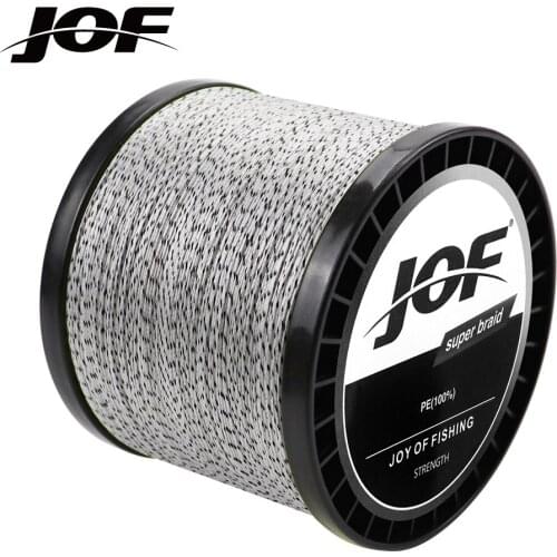 JOF PE Braided Multifilament Fishing Line 8 Strands 500M Multicolour Multifilament Japanese Wire 22-88LB
