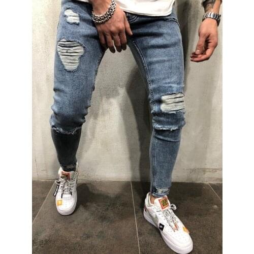 Purrkins Ripped Jeans For Men