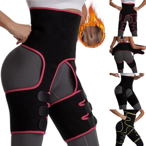 Waist Trainer Thigh Trimmer Lifter Shaper Weight Loss Belt 3-in-1 Waist and Thigh Trimmer for Women Weight Loss