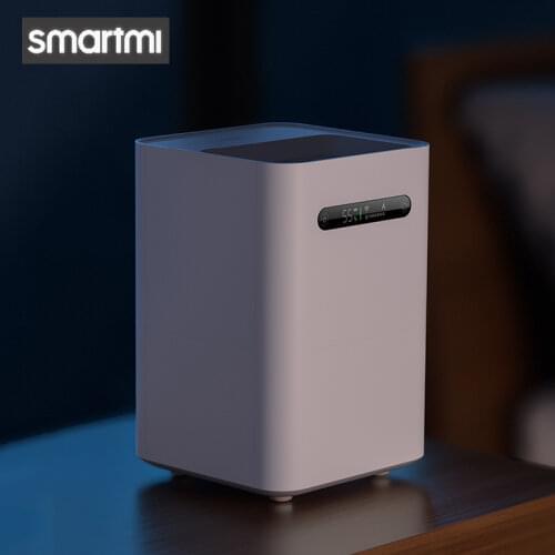 Smartmi Evaporation Air Humidifier 2 4L Large Capacity 99% Antibacterial Smart Screen Display Mist Maker For Mi Home Mijia APP