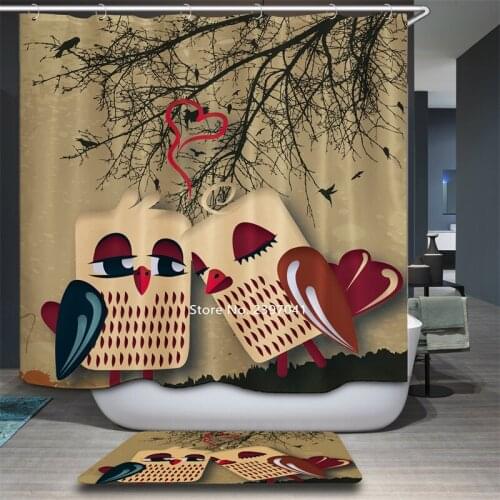 Animal Fantasy Starry Sky Blue Purple Shower Curtain Bathroom Partition Waterproof and Mildew Proof Adult Bathtub Decoration