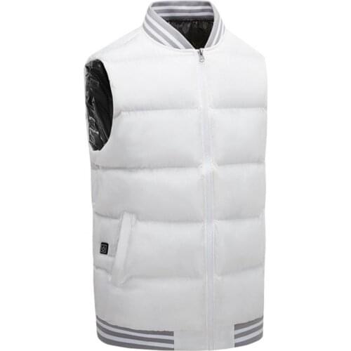 Heated Vest 3 Gears Waterproof Waistcoat USB Energy-saving Heating Jacket Men Winter Clothes