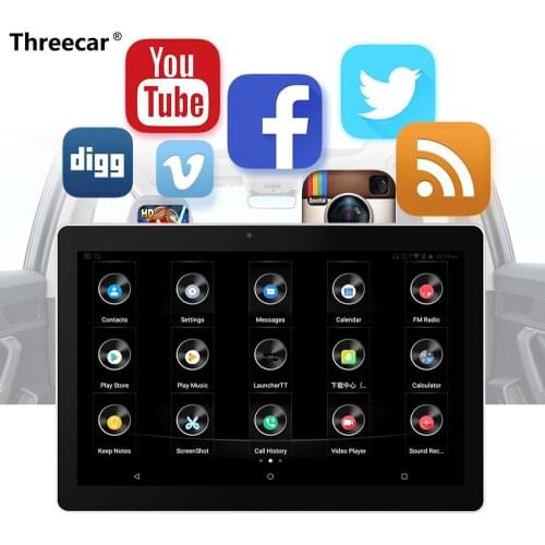 2021 new 10.1 Inch Android Wifi Car Headrest Monitor HD 1080P Video Touch Screen WIFI/Bluetooth/USB/SD//FM Video Player