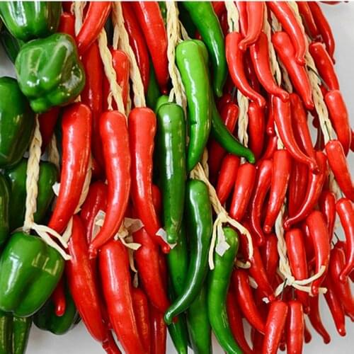 5Pcs Artificial Foam Fruit Vegetables Flowers Chili Potato Home Kitchen Decoration Wall Hanging Pendant Corn Cucumber Tomatoes