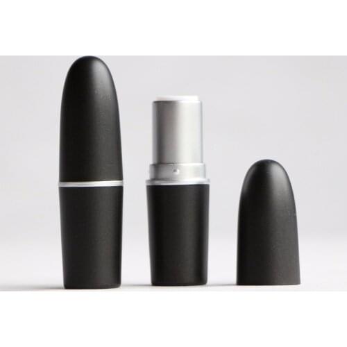 50Pcs/Lot Empty Bullet Lipstick Tube Black Color Empty Bullet Lipstick Case DIY Bullet Shape Lipstick Container