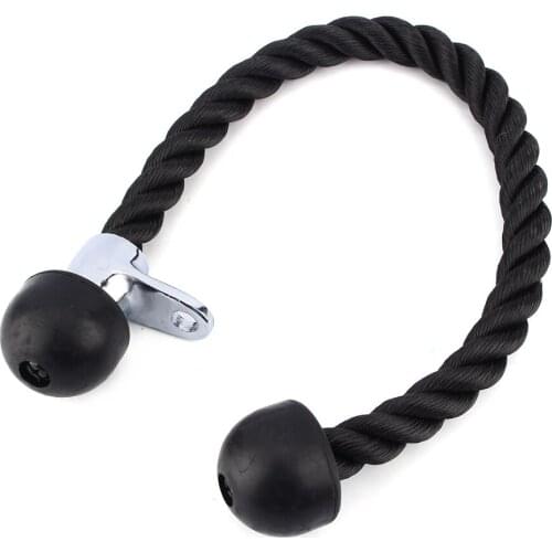 70cm Tricep Rope Pull Press Down Push Pull Cord Multi Gym Lat Bar Cable Attachment Triceps Pull Rope Fitness Training Rope