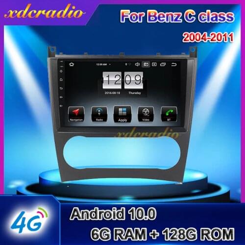 Xdcradio 9" Android 10 For Mercedes Benz C Class W203 C200 C230 C240 C320 C350 CLK W209 Car Radio Multimedia Navigation Carplay