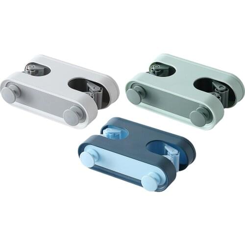 Bathroom Mop Holder Hangers Organizer Self-adhesive Rack for Home Laundry