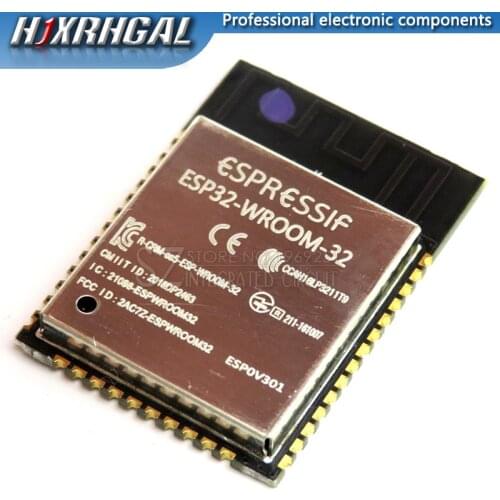 1PCS ESP32-WROOM-32 ESP-WROOM-32 ESP-32S ESP-DowdQ6 Dual Core 32Mbits SPI flash uart mode smd ESP32 module espressif