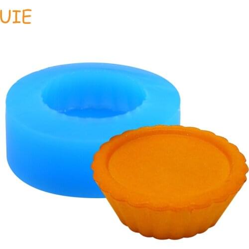 GYL251U Cupcake Cake Tart Bottom 48mm Silicone Mold Chocolate Fondant Cake Decoration Soap Candle Biscuit Moulds