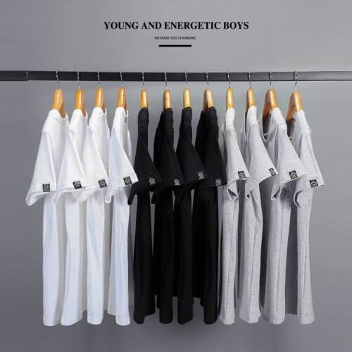JOYSWAMM Men's Plain T-shirts