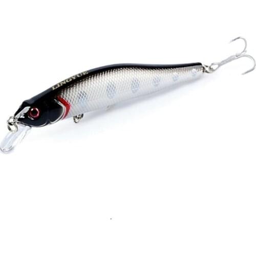 1pc Quality Fishing Lure 10cm 11.7g Minnow Hard Bait 3D Eyes Fishing Wobblers Crankbait fishing tackle 6# Hook Pesca