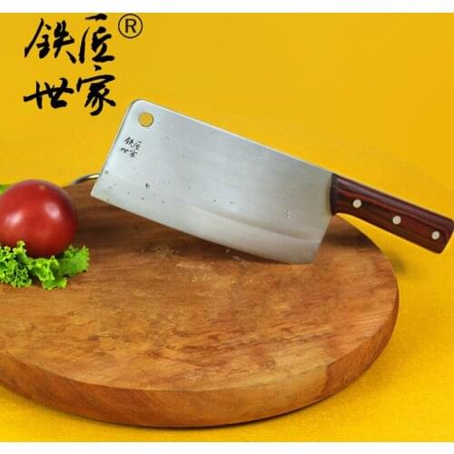 Kitchen slicing knife chinese handmade forged stainless steel professional chef knives cleaver knife vegetable fruit meat knife
