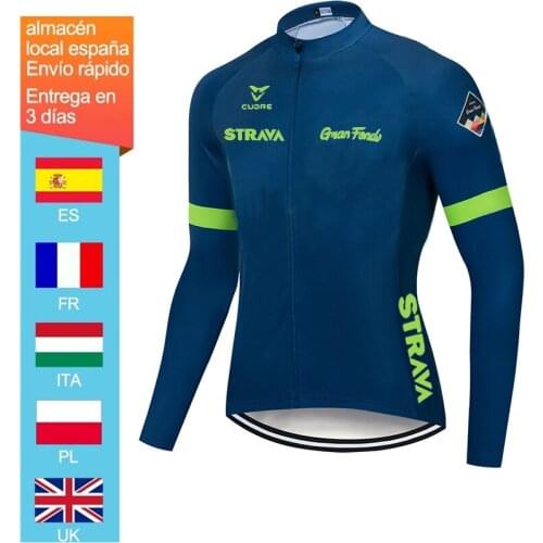 2021 new bike clothes STRAVA age season long sleeve shirt is suitable for men and women jersey riding bike MTB outdoor clothing