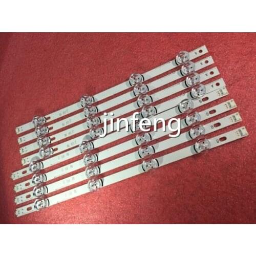 New 5set=40 PCS LED Backligh strip For LG TV 42LY320C INNOTEK DRT3.0 DRT 3.0 42 inch 42LB5610 42GB6310 6916L-1956E 1957E 1709A