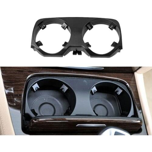 Double hole Center console drink cup holder slot slip limit clip Water cup holder For BMW 7 Sereis F01 F02