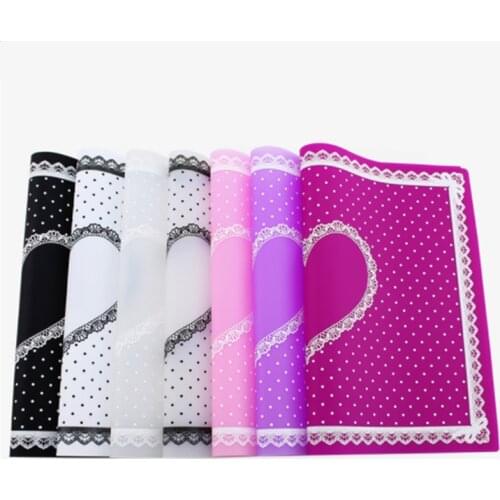 28.1*21.1 Nail Art Salon Manicure Practice Silicone Pillow Hand Holder Cushion Lace Table Washable Foldable Mat Pad