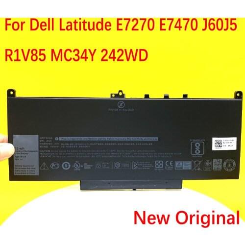 J60J5 242WD 7.6V 55Wh Replacement Laptop Battery For Dell Latitude E7270 E7470 J60J5 R1V85 MC34Y 242WD