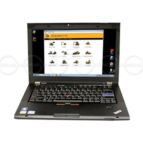 T420 laptop with JCB Master JCB heavy duty Truck Diagnose Scanner JCB Service master diagnostic Software