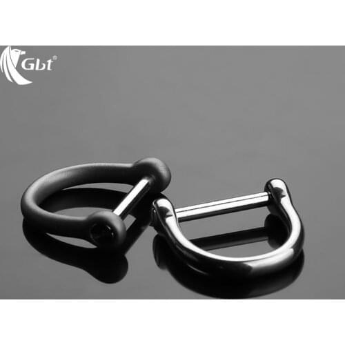 Bushcraft Titanium keychain does not lose durability and light and beautiful to send friends