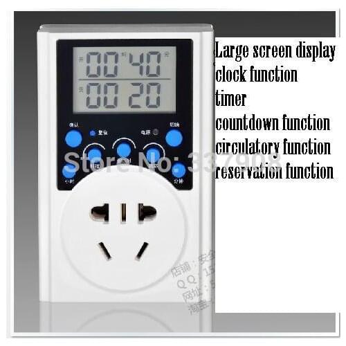 A-pore T319 Smart Power Timer Socket WIth Clock/Timer/Cycle switch/reminder Functions