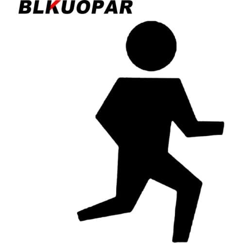 BLKUOPAR for Unique Running Car Stickers Scratch-Proof Creative Decals Car Accessories Simple Windshield Trunk Vehicle Decor