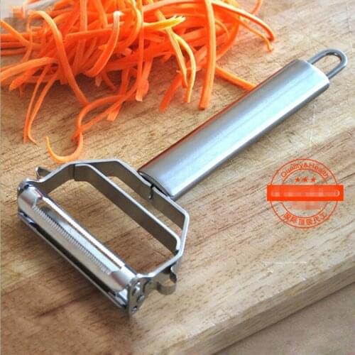 High Quality 2 in 1 Multifunctional Stainless Steel Grater Slicer Cutter Vegetables Zester Kitchen Tools Vegetable Melon Peeler