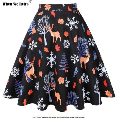 When We Retro Womens Autumn Skirts
