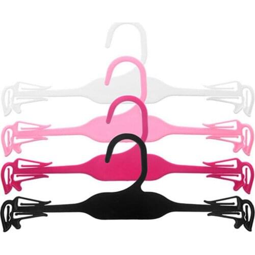 10Pcs Plastic Clothes Bra Underwear Hanger Wardrobe Closet Drying Rack Organizer