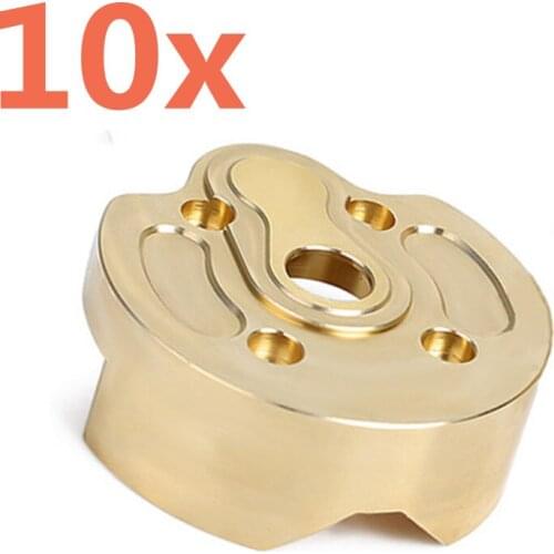 10x For RC Cars Axial Capra1.9 UTB/SCX10 III Axles Brass Weight Counter Counterweights Heavy Weight Balance Portal Drive Housing