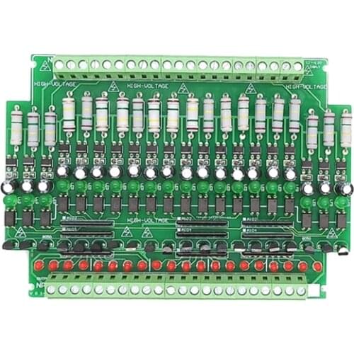 20 Channels 220V Optocoupler Isolation Module/220V Detection Module/AC Current Detection/Card Guide Rail