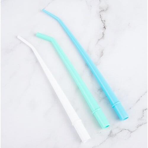 25pcs/lot Dental Saliva Ejector Tip Disposable Autoclavable Suction Tube Plastic Curved Tips Surgical Aspirator 1/4" 1/8'' 1/16