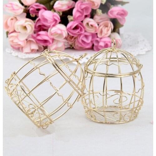 30 pcs/lot Iron Birdcage candy of tinplate box candy box / wedding decoration